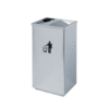 Thùng rác inox hình vuông nắp bập bênh A34-G