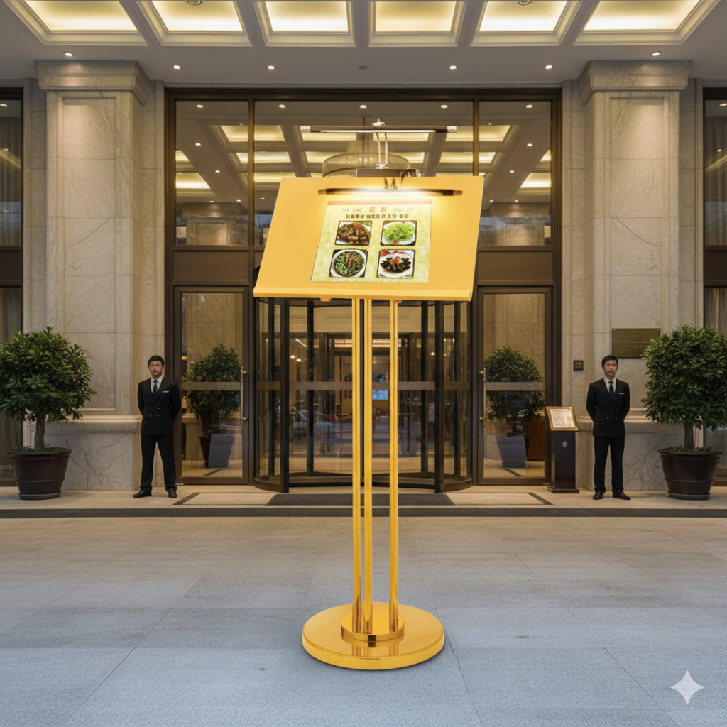 Biển thông báo, menu b39A có đèn