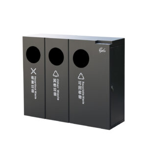 Cụm 3 thùng rác để nơi công cộng Vietbin VB-GB45