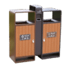Thùng rác ngoài trời 2 ngăn phân loại rác Vietbin VB-A2BOX