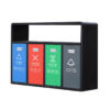 Thùng rác công cộng 4 ngăn phân loại rác Vietbin VB-4box