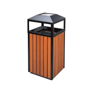 Thùng đựng rác gỗ ngoài trời cho công viên A78-A