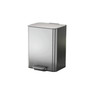 Thùng rác inox Vietbin có đạp chân hình chữ nhật dung tích 12 lít 007-12L