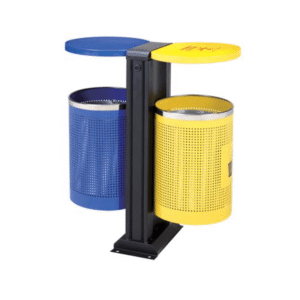 Thùng rác treo có 2 ngăn ngoài trời Vietbin A37-M