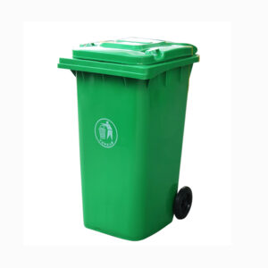 Thùng rác nhựa HDPE công cộng có bánh xe dung tích 120 lit Vietbin