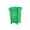 Thùng rác nhựa Vietbin có bánh xe dung tích 60 lít, chất liệu HDPE