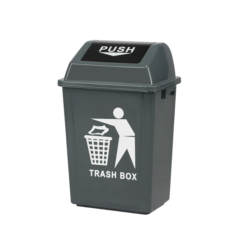 Thùng rác nhựa dung tích 60 lít nắp bập bênh vietbin 60