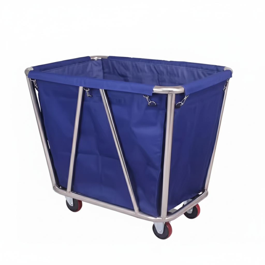 xe dọn đồ giặt là, đồ dơ, ga gối cho khách sạn VB E4-C1