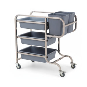 Xe dọn bát đĩa bẩn cho nhà hàng, khách sạn VB TA03