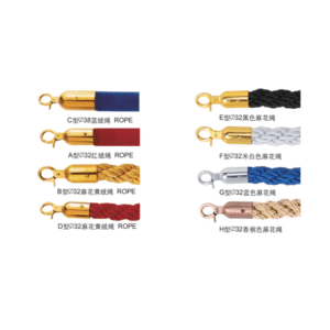 Dây nhung thay thế cho cột chắn inox dây nhung