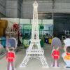 Mô hình tháp eiffel trang trí decor quán