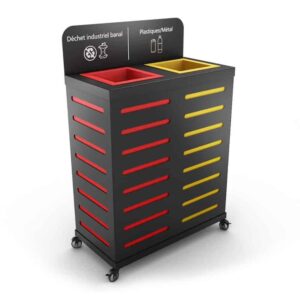 Thùng rác 2 ngăn phân loại rác thải Vietbin – VB-2AND